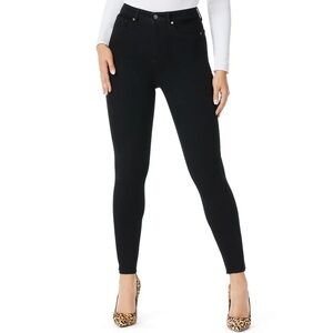 Sofia Vergara Rosa Curvy Black Denim Ankle Jeans New